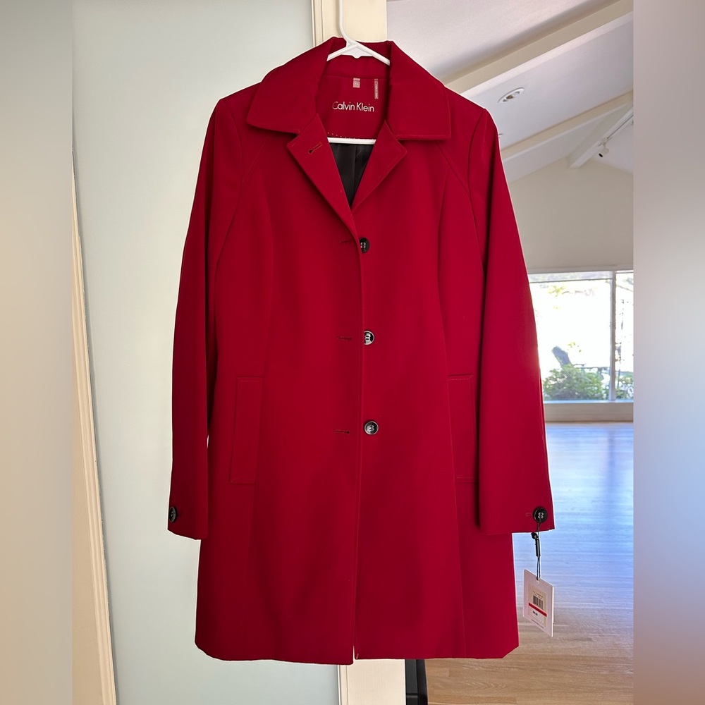 Calvin Klein water resistant light coat